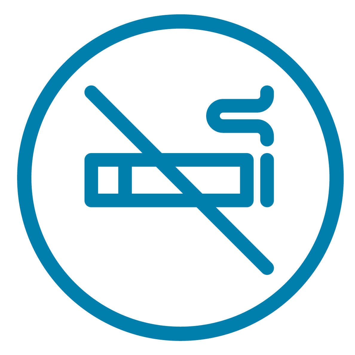 Pictogramme cigarette barrée