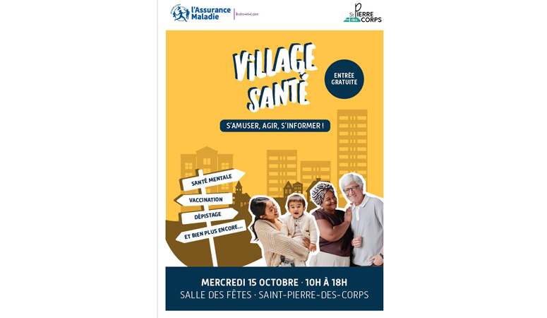 Village Santé le mercredi 15 octobre 2025, affiche officielle